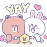 Stickers LINE FRIENDS Shining Stars 