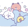 Stickers LINE FRIENDS Shining Stars 