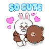 Stickers BROWN & CONY Cheer Stickers 