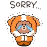 Stickers PUPPY BROWN 