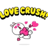 Stickers Brown & Cony Heart-Throbbing Love 