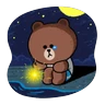 Stickers Brown & Cony in Love 