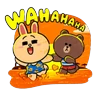 Stickers Brown & Cony in Love 
