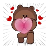 Stickers Brown & Cony Heaps of Hearts! 