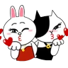 Stickers Cony and Jessica: Girls Night Out 