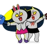 Stickers Cony and Jessica: Girls Night Out 