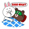 Stickers Brown & Cony Thrilling Date 