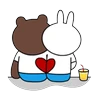 Stickers Brown & Cony Thrilling Date 
