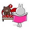 Stickers Brown & Cony Thrilling Date 