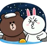 Stickers Brown & Cony Cozy Winter Date 