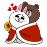 Stickers Brown & Cony Cozy Winter Date 