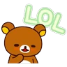 Stickers Rilakkuma: Large and in Charge 