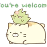 Stickers Sumikko Gurashi: Relaxed and Polite 