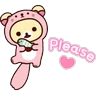 Stickers Rilakkuma: Naughty Korilakkuma 