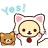 Stickers Rilakkuma: Naughty Korilakkuma 