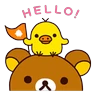 Stickers Rilakkuma: Relaxing Days 