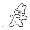 Stickers Emotional Rabbit! 5 