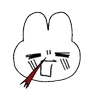 Stickers Emotional Rabbit! 3: Emoji 
