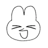 Stickers Emotional Rabbit! 3: Emoji 