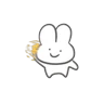 Stickers Action Fight War Thriller Rabbit 