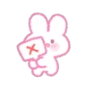 Stickers a dainty rabbit 