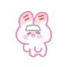 Stickers a dainty rabbit 
