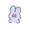 Stickers seulpo the rabbit crying every day 