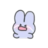 Stickers seulpo the rabbit crying every day 