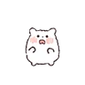 Stickers Fluffy hamster Bosongham 