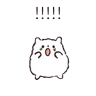 Stickers Fluffy hamster Bosongham 