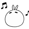 Stickers snowball rabbit Tomung! 