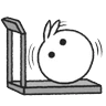 Stickers Tomung the snowball rabbit! 