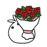 Stickers Tomung the snowball rabbit! 