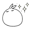 Stickers Tomung the snowball rabbit! 