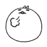 Stickers snowball rabbit, Tomung! 