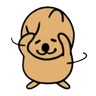 Stickers The world is happiest animal, Quka! 