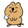 Stickers The world is happiest animal, Quka! 