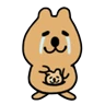 Stickers The world is happiest animal, Quka! 