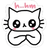 Stickers Gatito Sentimental 1
