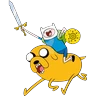 Stickers Finn y Jake HDA 2 