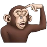 Stickers Crazy Monkey 1 