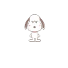 Stickers No te entendí ni vrg - Snoopy 