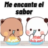 Stickers BUBU DUDU COMIENDO 