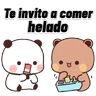 Stickers BUBU DUDU COMIENDO 