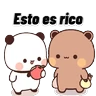 Stickers BUBU DUDU COMIENDO 