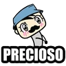Stickers Guapo Poderoso Asombroso 