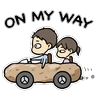Stickers Potato couple