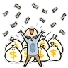 Stickers Potato couple