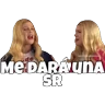 Stickers ¿Donde están las rubias? 