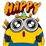 Stickers Minions: Nace Un Villano
